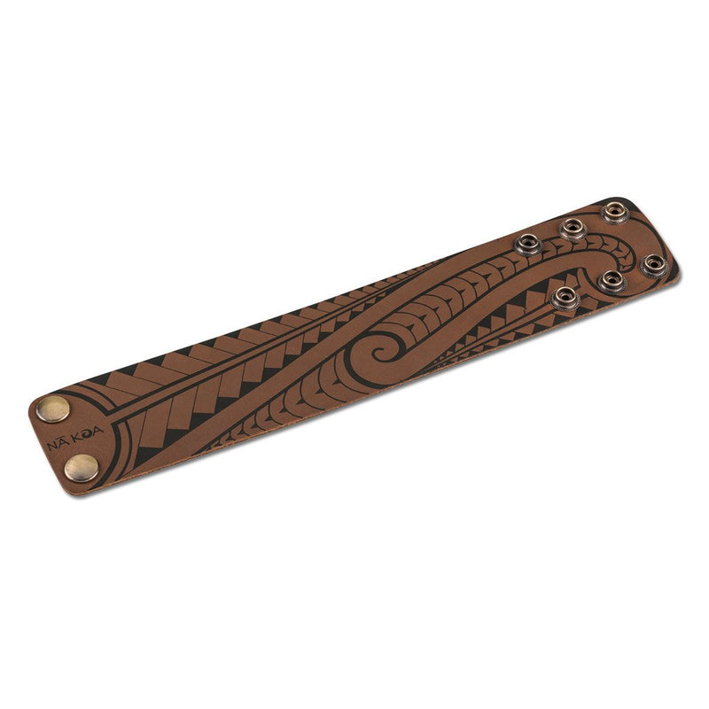Cuff Bracelets >Hawaiian>Polynesian > Maori> Polynesian Tattoo - Maori tattoo cuff - SMALL wristsize - Design: 'Eleu by Katerina Mauri Moko - NĀ KOA