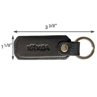 4322SS - NĀ KOA Logo Key Chain - Black Rectangle - NĀ KOA