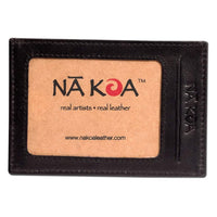 KK24 - Polynesian tattoo card holder - Art: "Weka" by Kuaika Quenga - NĀ KOA