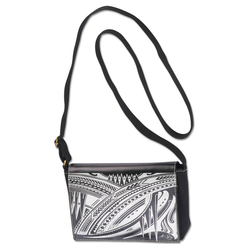KP22 - Polynesian Tattoo Crossbody Purse - Art: 