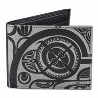 KM28 - Polynesian tribal tattoo wallet - Art: "Tiki" by Che Pilago - NĀ KOA