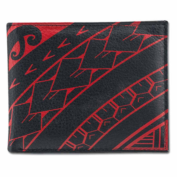 KM22 - Samoan tattoo bifold wallet - Art: "Ihe" by Eugene Ta'ase - NĀ KOA