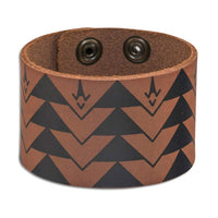 Cuff Bracelet > Samoan > Hawaiian > Polynesian Tattoo - Samoan tattoo cuff - SMALL wrist - Art: "E holo" by Eugene Ta'ase - NĀ KOA