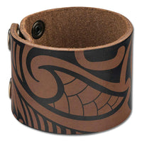 Cuff Bracelets >Hawaiian>Polynesian > Polynesian Tattoo - Tribal tattoo cuff - Design: Ipu by Hano Fernandez - NĀ KOA